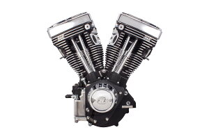 S&S Cycle �G�X�A���h�G�X�T�C�N�� V111 �G���W���A�b�Z���u���[ W.BLK EVO 84-99 310-0766
