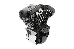 S&S Cycle �G�X�A���h�G�X�T�C�N�� T111 �G���W��ASSY 585 BLK ED BIG TWIN 99-06 310-0830A