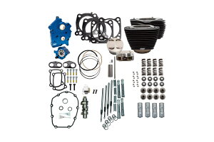 S&S Cycle GXAhGXTCN 128 p[pbN W.BLK M8(114CI OIL COOLEDj 310-1105B