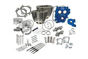 S&S Cycle �G�X�A���h�G�X�T�C�N�� POWER PACK KIT W.BLK TWIN CAM 07-17 330-0668