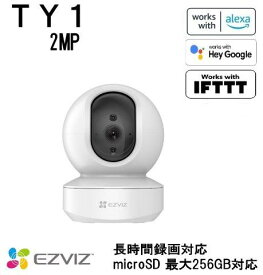 EZVIZ イージービズ EZVIZ CS-TY12MP 屋内用 見守り 防犯カメラ ネットワークカメラ パンチルトタイプ 有線LAN/WIFI対応 DC5v給電式 CS-TY1-2MP ［有線・無線 /暗視対応 /屋外非対応］