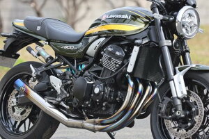 Sptadao SP忠男 KAWASAKI Z900RS (2BL-ZR900C) POWER BOX FULL 4in1 チタンブルー マフラー Z9R-PB-13