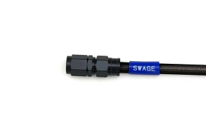 �݌ɗL�� SWAGE-LINE �X�E�F�b�W���C�� F�z�[�XKIT BLK/BLK DR250R 95 BAFB480