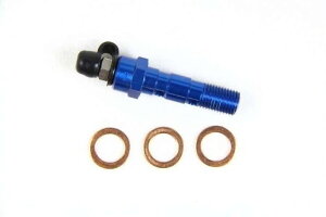 �݌ɗL�� SWAGE-LINE �X�E�F�b�W���C�� �G�A�[�t���[BANJO�{���g BLU �_�u�� 3/8-24 EAP306