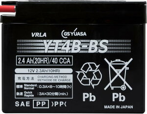 GS YUASA ( W[GXAT ) ٌ^ oCNpobe[ y t[d z 12Vobe[ oCNpeiXt[obe[YT4B-BS