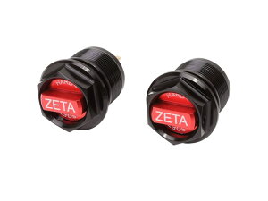 �݌ɗL�� ZETA �W�[�^ FF�{�g���A�W���X�^�[ BLACK/RED SHOWA AOS 2pcs ZE56-20020