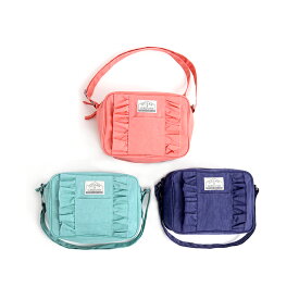 【公式】オーシャンアンドグラウンドショルダーBAG FRILL OCEAN&GROUND 子供服 キッズ 女の子 子ども こども ペアルック お揃い シンプル バッグ 通学 通園 通園バッグ ショルダー フリル リボンフリル 幼稚園バッグ