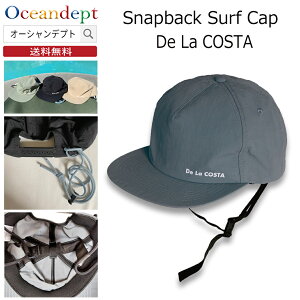 _BLACK FRIDAY {N[|ő10%OFF^ T[tLbv XibvobN fRX^ De La COSTA Surf Cap Snapback UV CARE j  t[TCY FREEi59cmj ubN V[TChu[ OiO[ 
