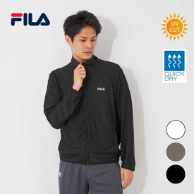 【楽天スーパーSALE】スポーツ メンズ パーカー FILA フィラ ストレッチ DRYパーカー 吸水速乾 UV フィットネスウェア スポーツウェア 413317