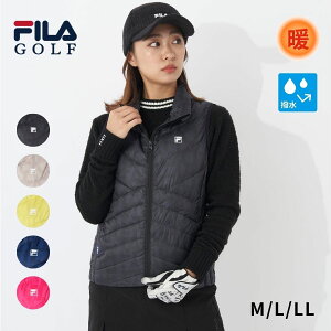 レディース ベスト ダウンベスト ハイブリットダウンベスト ダウン アウター 中綿 ゴルフ テニス スポーツ FILA GOLF 793202