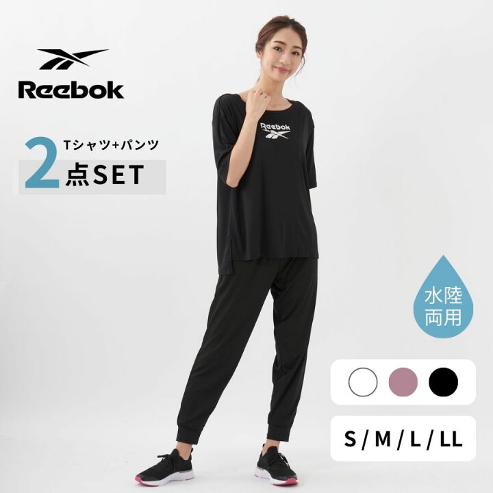 楽天市場】SALE フィットネスウエア レディース 5分袖Tシャツ＋パンツ2 