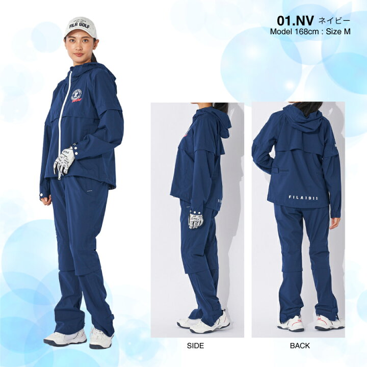 楽天市場】レディース レインウェア レイン上下セット FILA GOLF  
