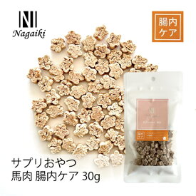 オーシーファーム　ヨーロッパ産又は南米産の馬肉使用！　Nagaiki　サプリおやつ　馬肉　腸内ケア30g　