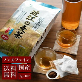 【8g×40袋】近江の麦茶 【国産麦茶の山城】 大容量40袋 国産 六条大麦 麦茶 ノンカフェイン 離乳食 出産祝い 水出しでもおいしい 赤ちゃんにも 滋賀県 大麦100％使用