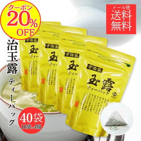 【20％OFFクーポン！】金の宇治玉露 ありそうでなかった 京都 宇治玉露のティーバック40P(3gx10px4袋セット） 日本三大産地 京都 宇治玉露 宇治茶 贈答用 高級茶 紐付き 便利 贈答用 玉露 100％ ティーバック 水出し