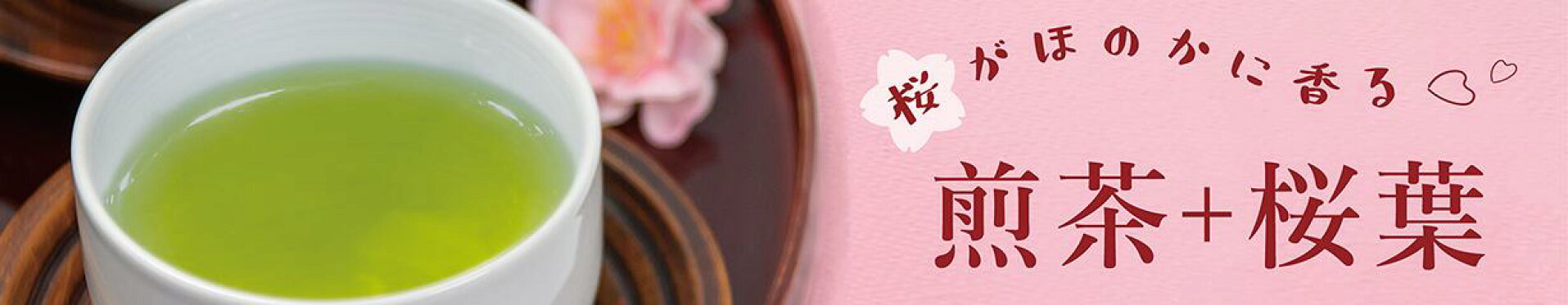煎茶+桜葉