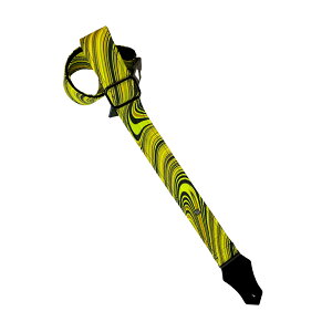 Get'm Get'm ( �Q�b�g�� �Q�b�g�� ) Good Vibes 2�g Guitar Strap, Groovy Neon Yellow