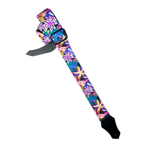 Get'm Get'm ( �Q�b�g�� �Q�b�g�� ) Good Vibes 2�g Guitar Strap, Groovy Flowers