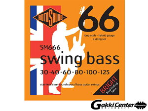 ROTOSOUND SM666 Long Scale Hybrid 6 Strings Set (.030-.125)