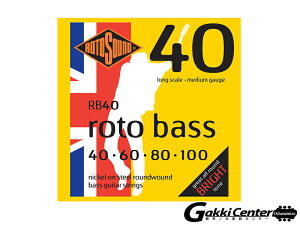 ROTOSOUND RB40 Long Scale Medium (.040-.100)