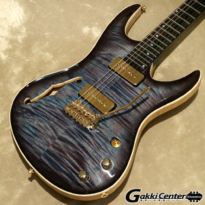 Valenti Guitars Nebula Carved Semihollow, Violet Blue(dark burst) yVANo:02zyX݌ɕiz