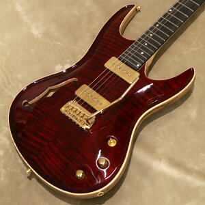 Valenti Guitars ( @eB[M^[ )Nebula Carved Semihollow, Blood Red [S/N:#04 ]