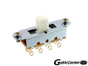Allparts Switchcraft White On-Off-On Slide Switch/1012