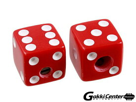 Allparts Set of 2 Unmatched Dice Knobs, Red/5122