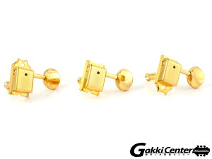 Allparts 6-in-line Staggered Keys Gold/7003