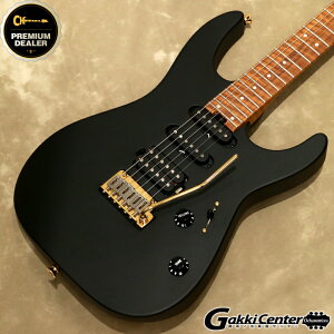 [Outlet]Charvel USA Select DK24 HSS 2PT CM, Caramelized Maple Fingerboard, Satin BlackyVANo: UC210129zyX݌ɕiz