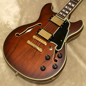 DfAngelico Deluxe Series Deluxe Mini DC , Satin Brown BurstyWEBSHOP݌Ɂz