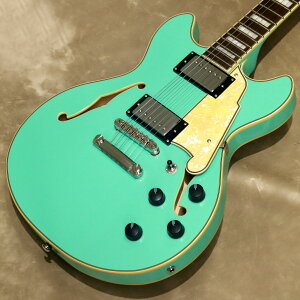 D'Angelico ( fBAWFR )Premier Mini DC, Surf Green[S/N:WN2505011]