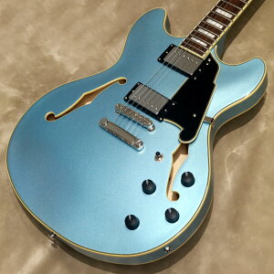D'Angelico ( fBAWFR ) Premier DC, Steel BluemS/N:WN2505034n