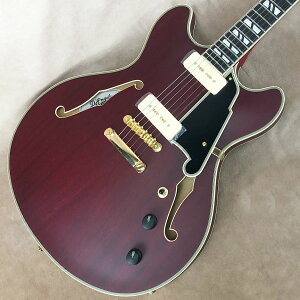 D�fAngelico Deluxe Series Deluxe DC P-90, Satin Trans Wine�yWEBSHOP�݌Ɂz