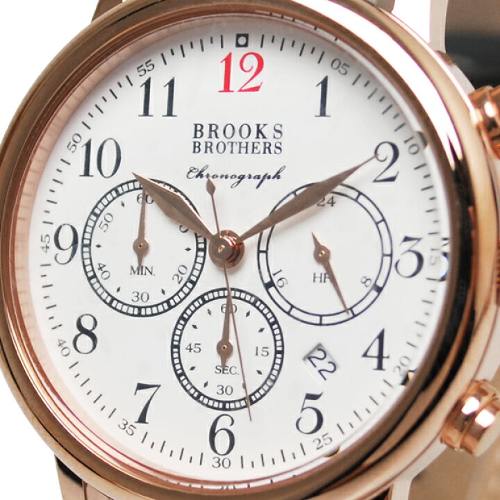 楽天市場】ブルックスブラザーズ 腕時計 BROOKS BROTHERS クロノグラフ 
