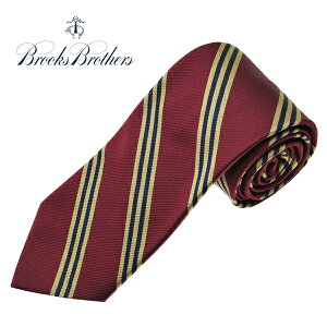 �u���b�N�X�u���U�[�Y �l�N�^�C BROOKS BROTHERS �V���N ���W�����^���^�C �X�g���C�v �o�[�K���f�B