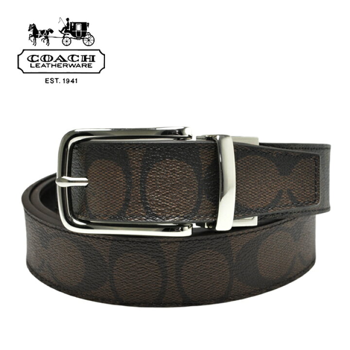 楽天市場 コーチ メンズ ベルト Coach Mens シグネチャー リバーシブル 本革 レザー 茶 ブラウン Calimart カリマート 楽天市場 コーチ メンズ ベルト Coach Mens シグネチャー リバーシブル 本革 レザー 茶 ブラウン Calimart カリマート