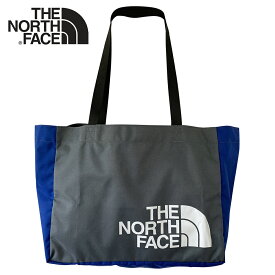 ノースフェイス トートバッグ THE NORTH FACE ループトート ナイロン エコバッグ USA限定 MEDIUM グレー ブルー