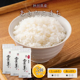 令和6年産(2024年) 秋田産 あきたこまち 300g(2合) × 3パック l 真空パック 秋田県 国産 お米 白米 オコメール ギフト プレゼント 送料無料