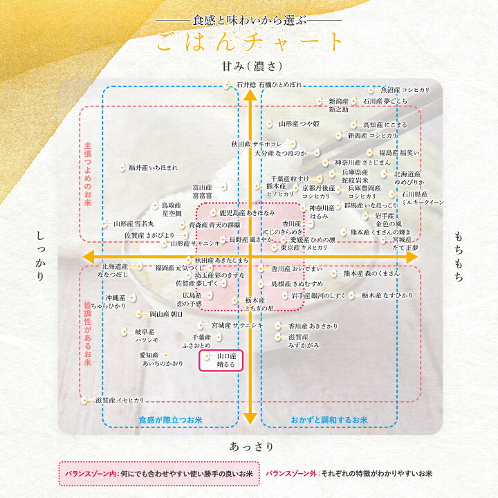 楽天市場】令和6年産(2024年) 山口産 晴るる 300g(2合) × 3パック l 