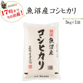 令和7年産　 魚沼産コシヒカリ 5kg×1袋 お米 ≪高田屋お買得企画≫ 送料無料(一部地域を除く)