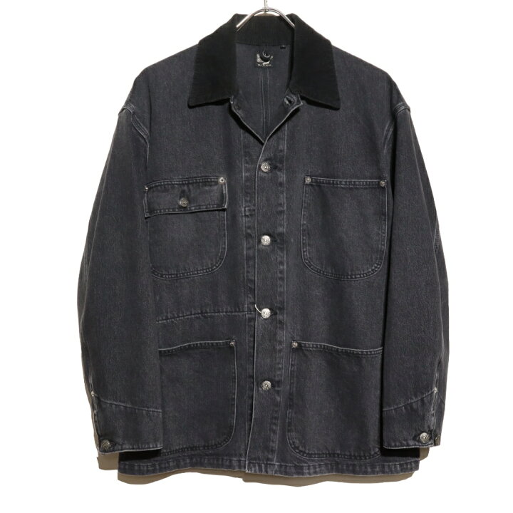 楽天市場】orSlow(オアスロウ)MENS RELAX FIT COVERALL ”BLACK DENIM 