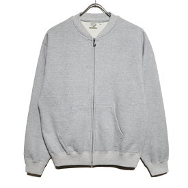 orSlow(オアスロウ) FRONT ZIP DENSELY KNIT SWEAT SHIRT フロントジップ デンズリーニット スウェットシャツ【01-0041-64】