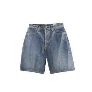 KURO DENIM (�N�� �f�j��) STRUCTURE SHORTS WASH 001�y964245�z