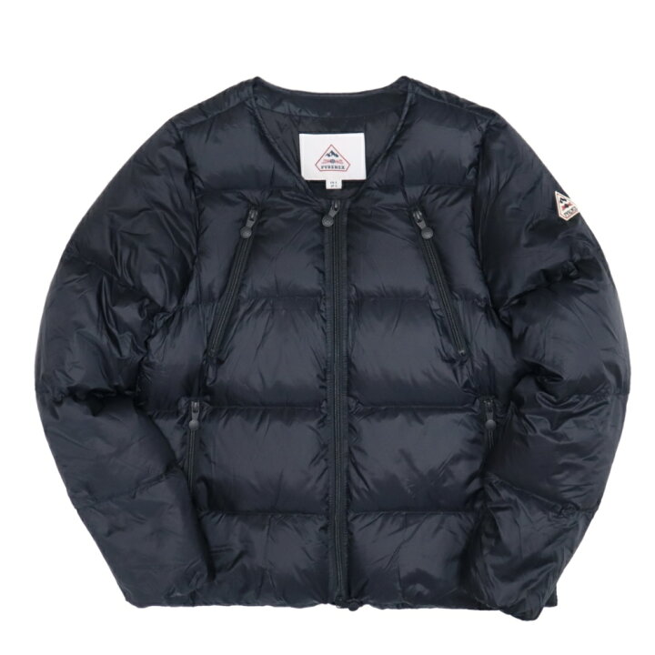 楽天市場】PYRENEX(ピレネックス)メンズ ノーカラー ショートダウン  
