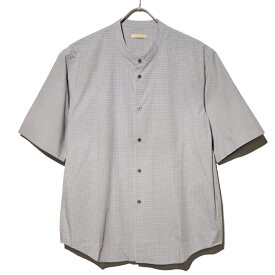 LAMOND(ラモンド)Band Collar Check Shirts Jacket【LM-S-087-CHK】