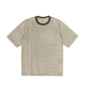 Goldwin(�S�[���h�E�B��)Unisex/���j�Z�b�N�X Striped Wool×Lyocell Jersey T-Shirts �X�g���C�v�h�E�[�������Z���W���[�W�[�e�B�[�V���c26SS �yGL66153�z