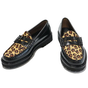 G.H. BASS(W[EGC`EoX)LARSON EXOTIC / BLACK & LEOPARD RUBBER SOLE Y RC[t@[ o[\[ ubN×Ip[hy91509z