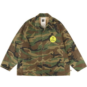 GOODNEIGHBORS SHIRTS(�O�b�h�l�C�o�[�Y�V���c)JOHN Power of The People Cry-dyeing Jacket WOODLAND CAMO �D���� �E�b�h�����h�J�� �R�[�`�W���P�b�g �yBCS-151�z