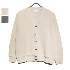 Yonetomi(ヨネトミ) GIMA COTTON CARDIGAN ギマコットン カーディガン【95-252-019】